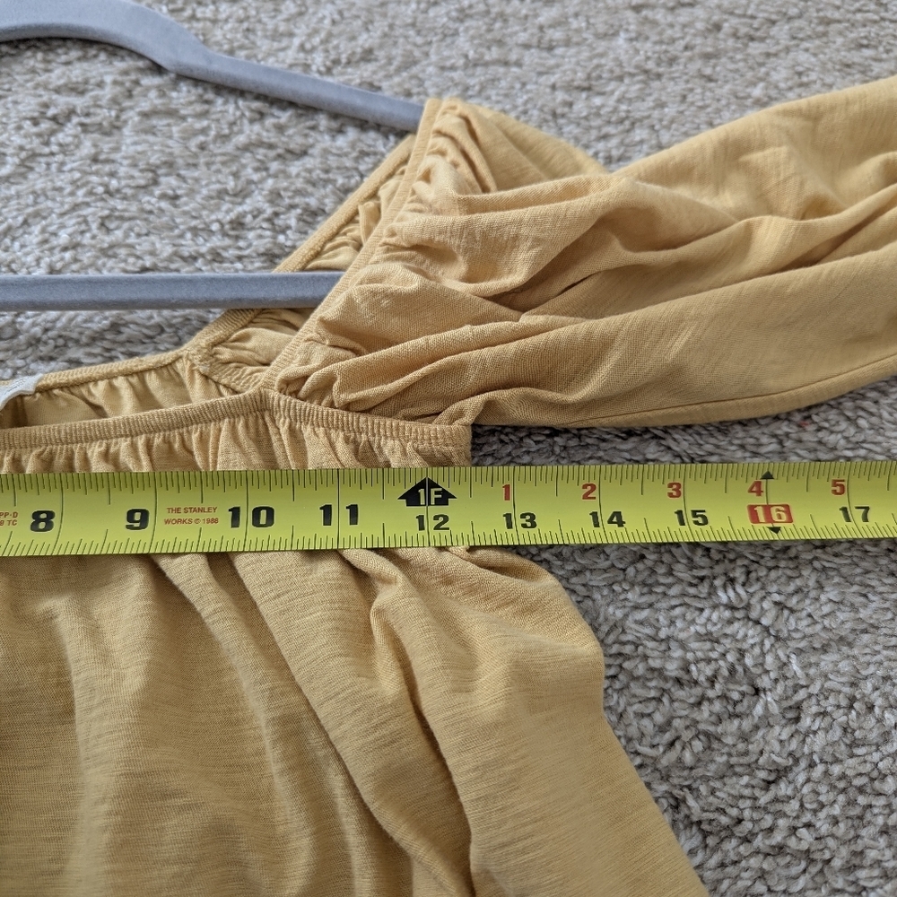Anthropologie Nation LTD Luca Peasant‎ Top Pima Cotton Cottagecore Square Neck - Picture 10 of 14